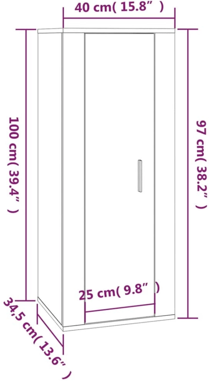 ΈΠΙΠΛΟ ΤΗΛΕΟΡΑΣΗΣ ΕΠΙΤΟΙΧΙΟ ΚΑΦΕ ΔΡΥΣ 40X34,5X100 ΕΚ. 816687