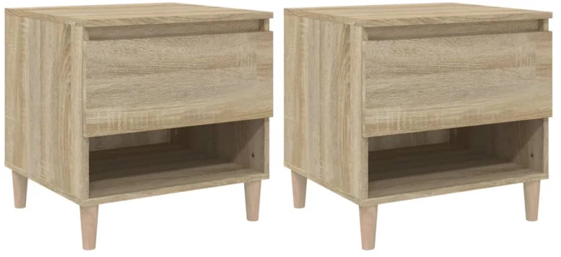 ΚΟΜΟΔΙΝΑ 2 ΤΕΜ. SONOMA ΔΡΥΣ 50X46X50 ΕΚ. ΑΠΟ ΕΠΕΞΕΡΓΑΣΜΕΝΟ ΞΥΛΟ 819539