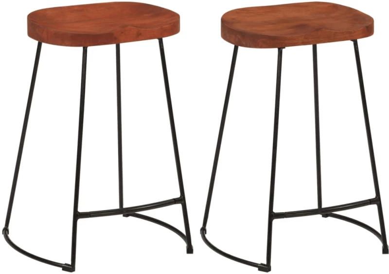 ΣΚΑΜΠΟ ΜΠΑΡ GAVIN 2 ΤΕΜ. 45X40X63 ΕΚ. ΑΠΟ ΜΑΣΙΦ ΞΥΛΟ ΜΑΝΓΚΟ 344915