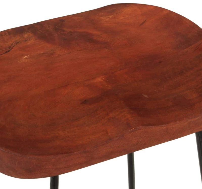 ΣΚΑΜΠΟ ΜΠΑΡ GAVIN 2 ΤΕΜ. 45X40X63 ΕΚ. ΑΠΟ ΜΑΣΙΦ ΞΥΛΟ ΜΑΝΓΚΟ 344915