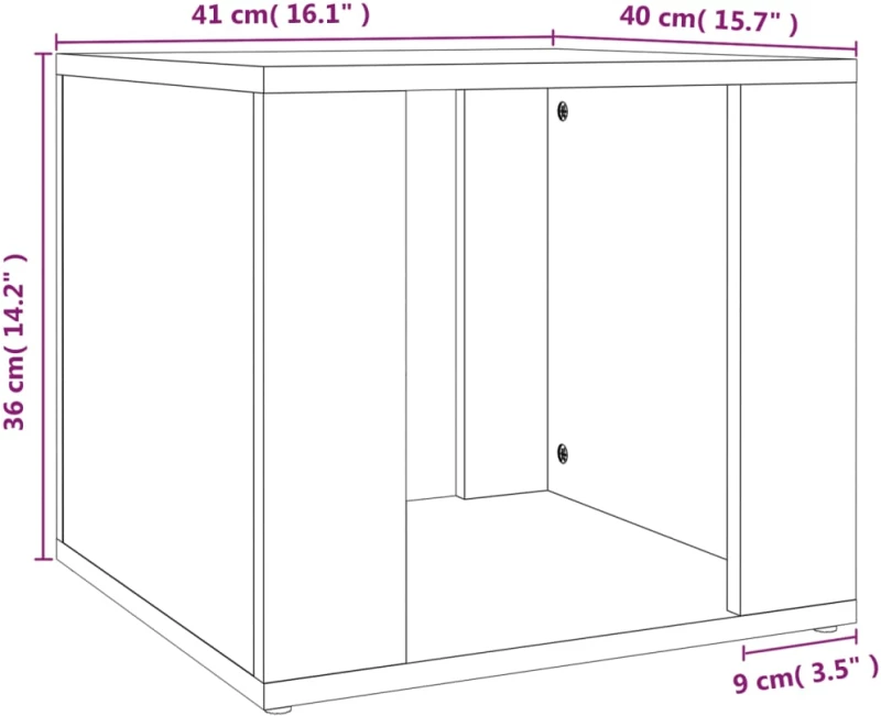 ΚΟΜΟΔΙΝΟ SONOMA ΔΡΥΣ 41 X 40 X 36 ΕΚ. ΑΠΟ ΕΠΕΞΕΡΓΑΣΜΕΝΟ ΞΥΛΟ 816547