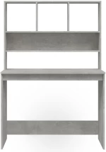 ΓΡΑΦΕΙΟ ΜΕ ΡΑΦΙΑ ΓΚΡΙ ΣΚΥΡΟΔΕΜΑΤΟΣ 102X45X148 ΕΚ. ΕΠΕΞΕΡΓ. ΞΥΛΟ 823004