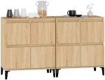 ΝΤΟΥΛΑΠΙΑ 2 ΤΕΜ. SONOMA ΔΡΥΣ 60X35X70 ΕΚ. ΕΠΕΞΕΡΓΑΣΜΕΝΟ ΞΥΛΟ 3185762