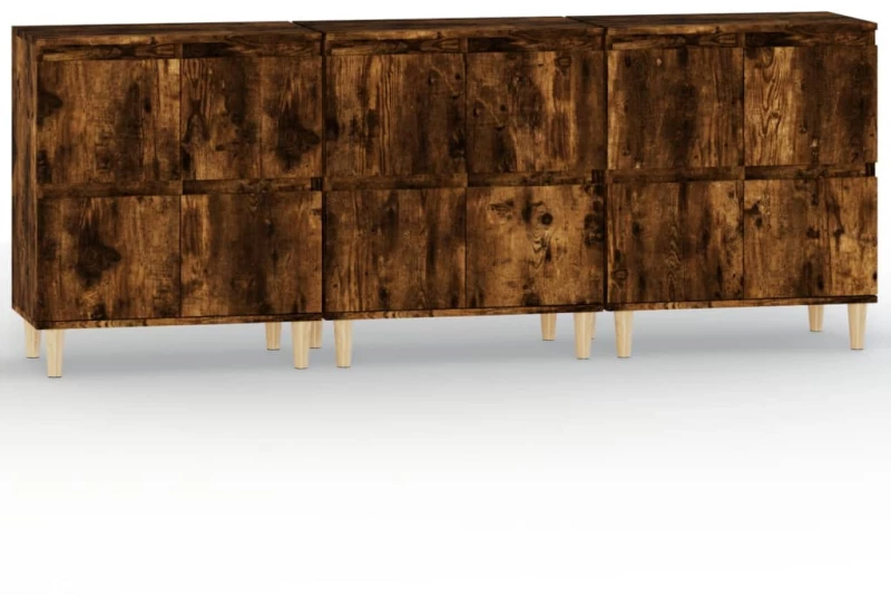 ΝΤΟΥΛΑΠΙΑ 3 ΤΕΜ. ΚΑΠΝΙΣΤΗ ΔΡΥΣ 60X35X70 ΕΚ. ΕΠΕΞΕΡΓΑΣΜΕΝΟ ΞΥΛΟ 3185772