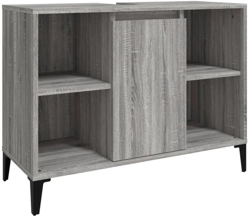 ΝΤΟΥΛΑΠΙ ΝΙΠΤΗΡΑ ΓΚΡΙ SONOMA 80 X 33 X 60ΕΚ. ΕΠΕΞΕΡΓΑΣΜΕΝΟ ΞΥΛΟ 821298