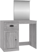 ΜΠΟΥΝΤΟΥΑΡ ΜΕ ΚΑΘΡΕΦΤΗ ΓΚΡΙ SONOMA 90X50X132,5 ΕΚ. ΕΠΕΞ. ΞΥΛΟ 816766