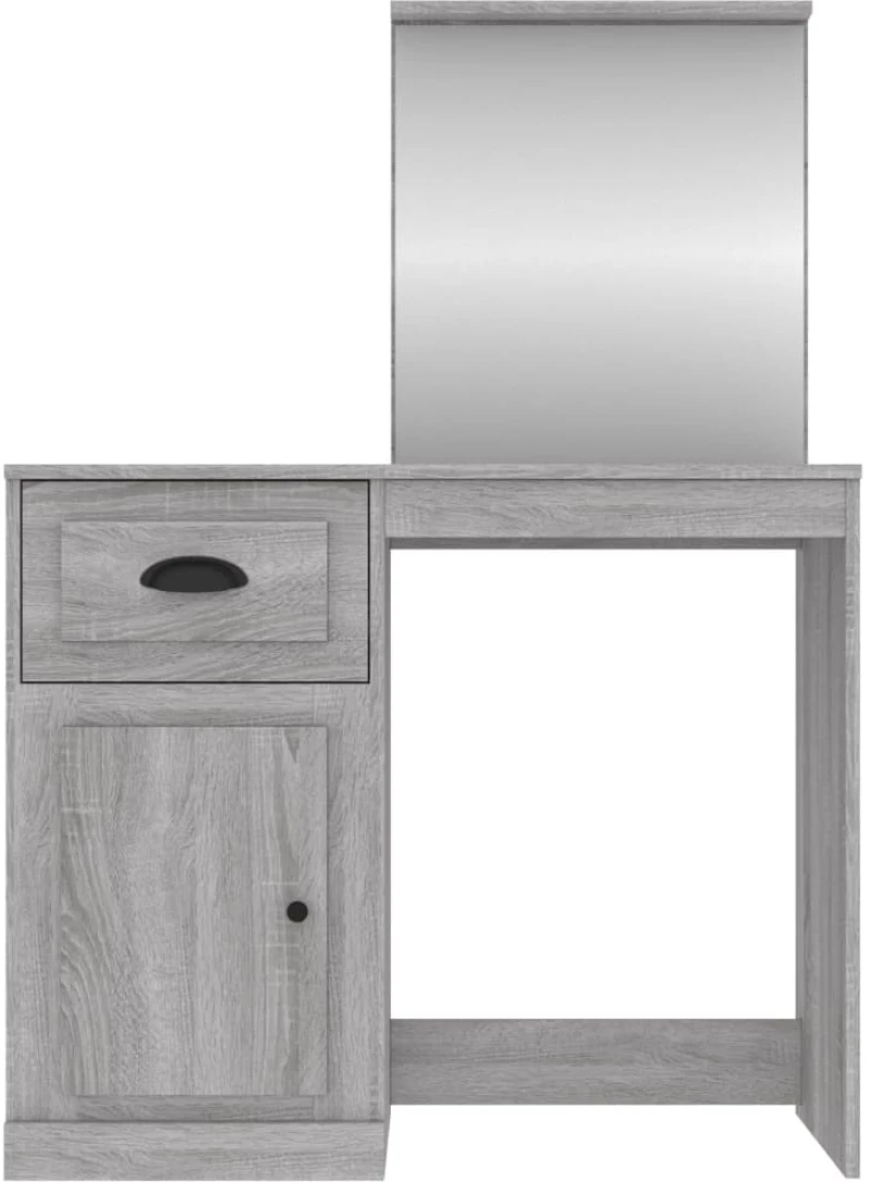 ΜΠΟΥΝΤΟΥΑΡ ΜΕ ΚΑΘΡΕΦΤΗ ΓΚΡΙ SONOMA 90X50X132,5 ΕΚ. ΕΠΕΞ. ΞΥΛΟ 816766