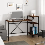 ΓΡΑΦΕΙΟ ΜΕ ΡΑΦΙΑ ΚΑΠΝΙΣΤΗ ΔΡΥΣ 135X50X90 ΕΚ. ΕΠΕΞ. ΞΥΛΟ/ΣΙΔΗΡΟΣ 826711