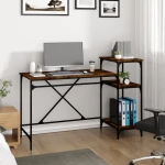 ΓΡΑΦΕΙΟ ΜΕ ΡΑΦΙΑ ΚΑΠΝΙΣΤΗ ΔΡΥΣ 135X50X90 ΕΚ. ΕΠΕΞ. ΞΥΛΟ/ΣΙΔΗΡΟΣ 826711