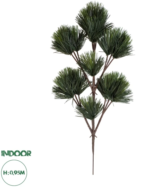 GloboStar® Artificial Garden PINUS MASSONIANA BRANCH 20218 Τεχνητό Διακοσμητικό Κλαδί Πεύκου Π52 x Υ95cm