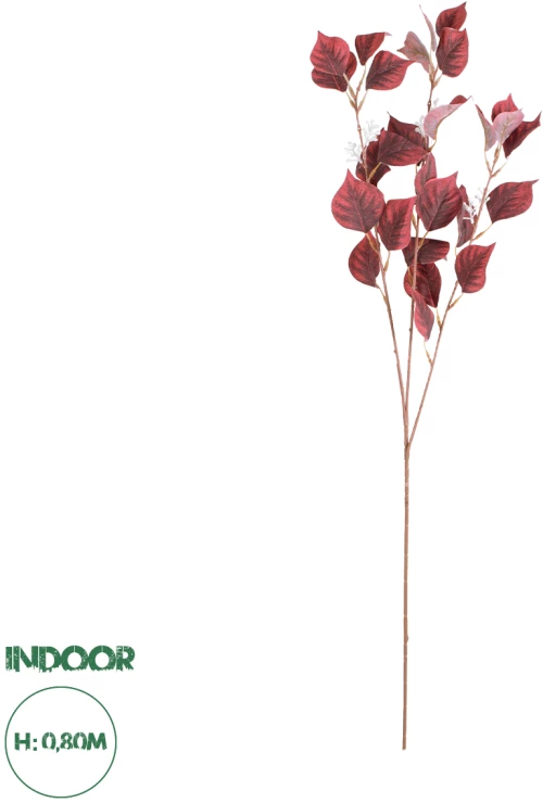 GloboStar® Artificial Garden APPLE BRANCH 20262 Τεχνητό Διακοσμητικό Κλαδί Μηλιάς Π25 x Υ80cm