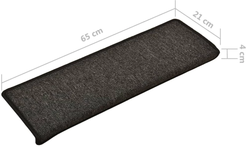 ΠΑΤΑΚΙΑ ΣΚΑΛΑΣ ΜΟΚΕΤΑ 15 ΤΕΜ. ΑΝΘΡΑΚΙ 65 X 25 ΕΚ. 134567