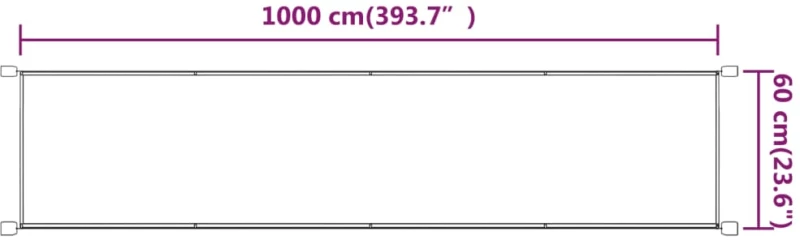 ΤΕΝΤΑ ΚΑΘΕΤΗ ΤΕΡΑΚΟΤΑ 60 X 1000 ΕΚ. ΑΠΟ ΎΦΑΣΜΑ OXFORD 148351