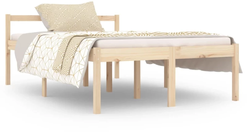 ΠΛΑΙΣΙΟ ΚΡΕΒΑΤΙΟΥ 120 X 190 ΕΚ. ΑΠΟ ΜΑΣΙΦ ΞΥΛΟ 4FT SMALL DOUBLE 810584