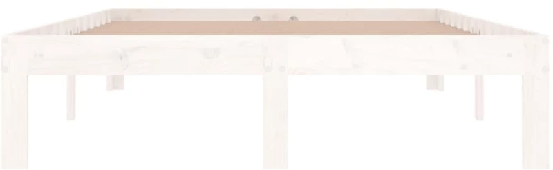 ΠΛΑΙΣΙΟ ΚΡΕΒΑΤΙΟΥ ΛΕΥΚΟ 120X190 ΕΚ. ΜΑΣΙΦ ΞΥΛΟ 4FT SMALL DOUBLE 810336