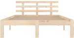 ΠΛΑΙΣΙΟ ΚΡΕΒΑΤΙΟΥ 120 X 190 ΕΚ. ΑΠΟ ΜΑΣΙΦ ΞΥΛΟ 4FT SMALL DOUBLE 814724