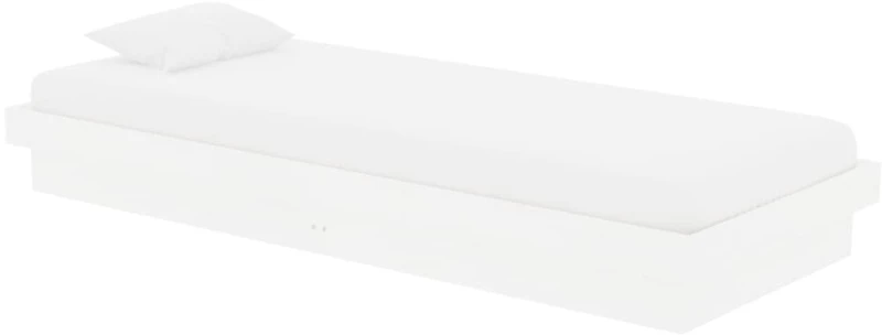 ΠΛΑΙΣΙΟ ΚΡΕΒΑΤΙΟΥ ΛΕΥΚΟ 75X190 ΕΚ. ΜΑΣΙΦ ΞΥΛΟ UK SMALL SINGLE 819933