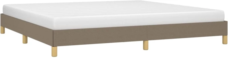 ΠΛΑΙΣΙΟ ΚΡΕΒΑΤΙΟΥ TAUPE 200X200 ΕΚ. ΥΦΑΣΜΑΤΙΝΟ 346846