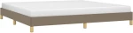 ΠΛΑΙΣΙΟ ΚΡΕΒΑΤΙΟΥ TAUPE 200X200 ΕΚ. ΥΦΑΣΜΑΤΙΝΟ 346846
