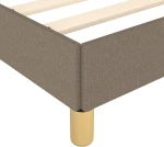 ΠΛΑΙΣΙΟ ΚΡΕΒΑΤΙΟΥ TAUPE 200X200 ΕΚ. ΥΦΑΣΜΑΤΙΝΟ 346846