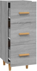 ΝΤΟΥΛΑΠΙ ΓΚΡΙ SONOMA 34,5X34X90 ΕΚ. ΑΠΟ ΕΠΕΞΕΡΓΑΣΜΕΝΟ ΞΥΛΟ 817409