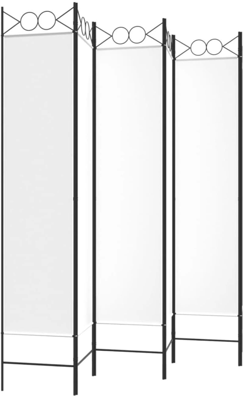 ΔΙΑΧΩΡΙΣΤΙΚΟ ΔΩΜΑΤΙΟΥ ΜΕ 6 ΠΑΝΕΛ ΛΕΥΚΟ 240X200 ΕΚ. ΑΠΟ ΎΦΑΣΜΑ 350158