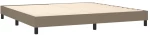 ΚΡΕΒΑΤΙ BOXSPRING ΜΕ ΣΤΡΩΜΑ TAUPE 200X200 ΕΚ. ΥΦΑΣΜΑΤΙΝΟ 3126193
