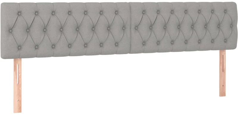 ΚΡΕΒΑΤΙ BOXSPRING ΜΕ ΣΤΡΩΜΑ ΑΝΟΙΧΤΟ ΓΚΡΙ 200X200 ΕΚ. ΥΦΑΣΜΑΤΙΝΟ 3127069