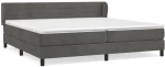 ΚΡΕΒΑΤΙ BOXSPRING ΜΕ ΣΤΡΩΜΑ ΣΚΟΥΡΟ ΓΚΡΙ 200X200 ΕΚ. ΒΕΛΟΥΔΙΝΟ 3127572