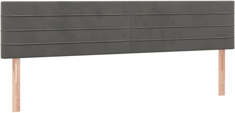 ΚΡΕΒΑΤΙ BOXSPRING ΜΕ ΣΤΡΩΜΑ ΣΚΟΥΡΟ ΓΚΡΙ 200X200 ΕΚ. ΒΕΛΟΥΔΙΝΟ 3127572