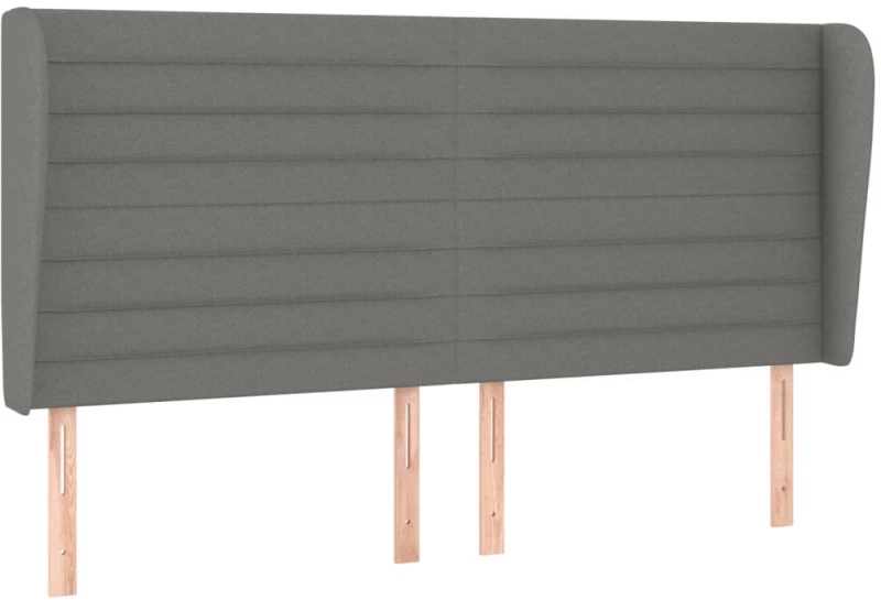 ΚΡΕΒΑΤΙ BOXSPRING ΜΕ ΣΤΡΩΜΑ ΣΚΟΥΡΟ ΓΚΡΙ 200X200 ΕΚ. ΥΦΑΣΜΑΤΙΝΟ 3128070