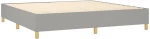 ΚΡΕΒΑΤΙ BOXSPRING ΜΕ ΣΤΡΩΜΑ ΑΝΟΙΧΤΟ ΓΚΡΙ 200X200 ΕΚ. ΥΦΑΣΜΑΤΙΝΟ 3128869