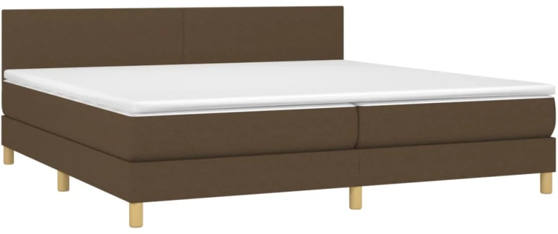 ΚΡΕΒΑΤΙ BOXSPRING ΜΕ ΣΤΡΩΜΑ & LED ΣΚ.ΚΑΦΕ 200X200 ΕΚ ΥΦΑΣΜΑΤΙΝΟ 3133584