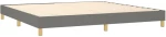 ΚΡΕΒΑΤΙ BOXSPRING ΜΕ ΣΤΡΩΜΑ & LED ΣΚ.ΓΚΡΙ 200X200ΕΚ. ΥΦΑΣΜΑΤΙΝΟ 3133982