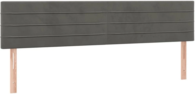 ΚΡΕΒΑΤΙ BOXSPRING ΜΕ ΣΤΡΩΜΑ & LED ΣΚ. ΓΚΡΙ 200X200ΕΚ. ΒΕΛΟΥΔΙΝΟ 3134484