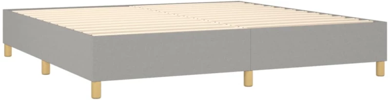 ΚΡΕΒΑΤΙ BOXSPRING ΜΕ ΣΤΡΩΜΑ & LED ΑΝ.ΓΚΡΙ 200X200ΕΚ. ΥΦΑΣΜΑΤΙΝΟ 3135541