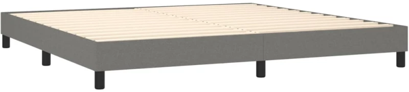 ΚΡΕΒΑΤΙ BOXSPRING ΜΕ ΣΤΡΩΜΑ ΣΚΟΥΡΟ ΓΚΡΙ 200X200 ΕΚ. ΥΦΑΣΜΑΤΙΝΟ 3140002