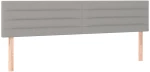 ΚΡΕΒΑΤΙ BOXSPRING ΜΕ ΣΤΡΩΜΑ ΑΝΟΙΧΤΟ ΓΚΡΙ 200X200 ΕΚ. ΥΦΑΣΜΑΤΙΝΟ 3140721