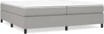 ΚΡΕΒΑΤΙ BOXSPRING ΜΕ ΣΤΡΩΜΑ ΑΝΟΙΧΤΟ ΓΚΡΙ 200X200 ΕΚ. ΥΦΑΣΜΑΤΙΝΟ 3144447