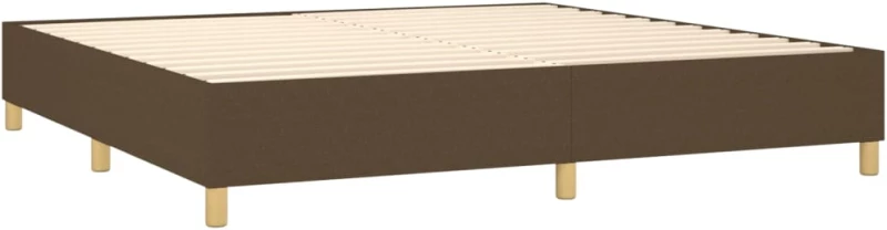 ΚΡΕΒΑΤΙ BOXSPRING ΜΕ ΣΤΡΩΜΑ ΣΚΟΥΡΟ ΚΑΦΕ 200X200 ΕΚ. ΥΦΑΣΜΑΤΙΝΟ 3144549