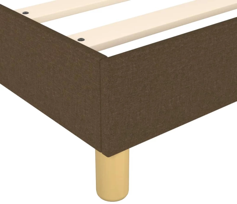 ΚΡΕΒΑΤΙ BOXSPRING ΜΕ ΣΤΡΩΜΑ ΣΚΟΥΡΟ ΚΑΦΕ 200X200 ΕΚ. ΥΦΑΣΜΑΤΙΝΟ 3144549