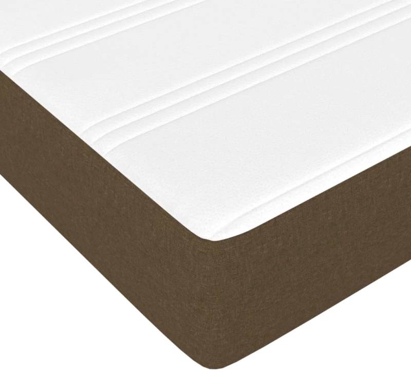 ΚΡΕΒΑΤΙ BOXSPRING ΜΕ ΣΤΡΩΜΑ ΣΚΟΥΡΟ ΚΑΦΕ 200X200 ΕΚ. ΥΦΑΣΜΑΤΙΝΟ 3144549