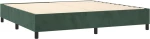 ΚΡΕΒΑΤΙ BOXSPRING ΜΕ ΣΤΡΩΜΑ ΣΚΟΥΡΟ ΠΡΑΣΙΝΟ 200X200ΕΚ. ΒΕΛΟΥΔΙΝΟ 3144702