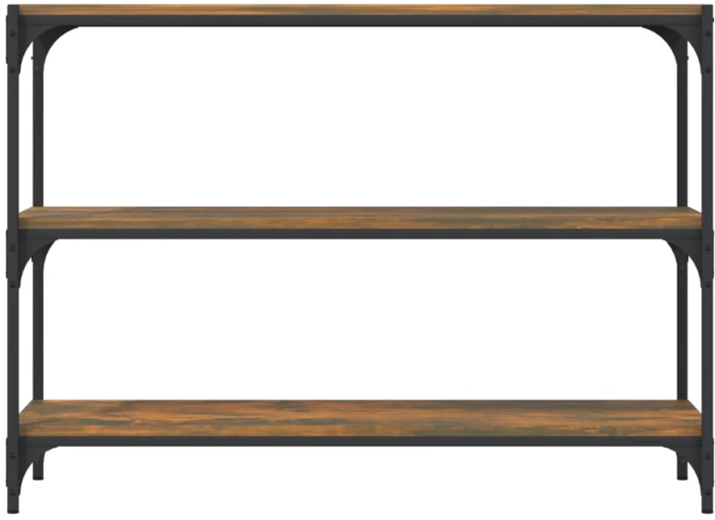 ΒΙΒΛΙΟΘΗΚΗ ΚΑΠΝΙΣΤΗ ΔΡΥΣ 100X33X70,5 ΕΚ. ΕΠΕΞ. ΞΥΛΟ & ΑΤΣΑΛΙ 819354