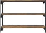 ΒΙΒΛΙΟΘΗΚΗ ΚΑΠΝΙΣΤΗ ΔΡΥΣ 100X33X70,5 ΕΚ. ΕΠΕΞ. ΞΥΛΟ & ΑΤΣΑΛΙ 819354
