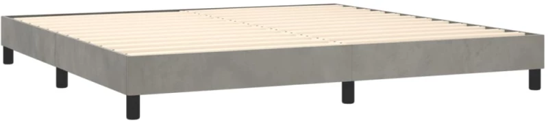 ΚΡΕΒΑΤΙ BOXSPRING ΜΕ ΣΤΡΩΜΑ & LED ΑΝ.ΓΚΡΙ 200X200 ΕΚ. ΒΕΛΟΥΔΙΝΟ 3134303