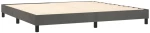 ΚΡΕΒΑΤΙ BOXSPRING ΜΕ ΣΤΡΩΜΑ ΣΚΟΥΡΟ ΓΚΡΙ 200X200 ΕΚ. ΒΕΛΟΥΔΙΝΟ 3127632