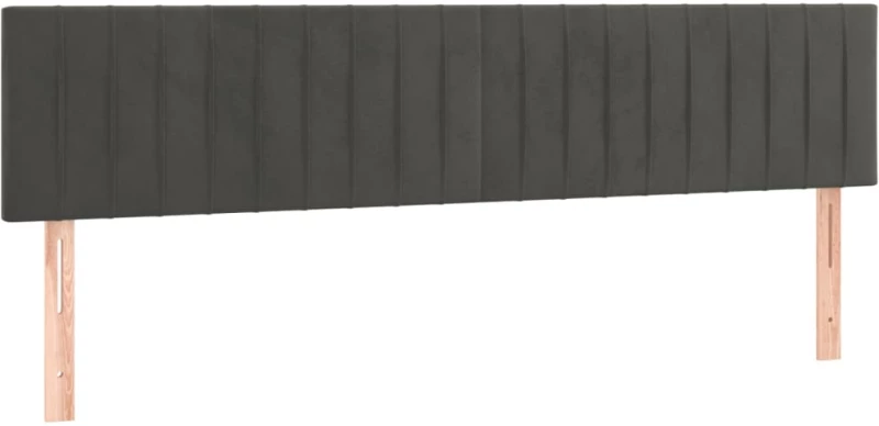 ΚΡΕΒΑΤΙ BOXSPRING ΜΕ ΣΤΡΩΜΑ & LED ΣΚ. ΓΚΡΙ 200X200ΕΚ. ΒΕΛΟΥΔΙΝΟ 3134544
