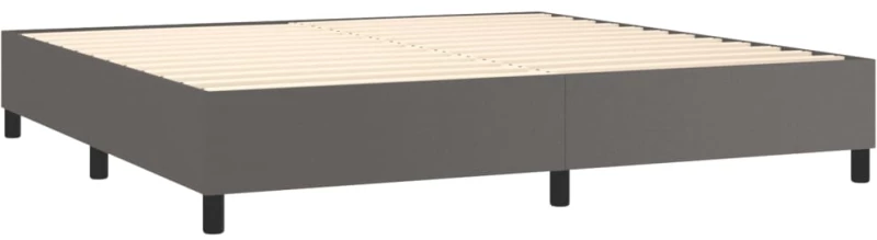ΚΡΕΒΑΤΙ BOXSPRING ΜΕ ΣΤΡΩΜΑ & LED ΓΚΡΙ 200X200 ΕΚ. ΣΥΝΘ. ΔΕΡΜΑ 3135907