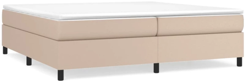 ΠΛΑΙΣΙΟ ΚΡΕΒΑΤΙΟΥ BOXSPRING ΚΑΠΟΥΤΣΙΝΟ 200X200ΕΚ. ΣΥΝΘΕΤ. ΔΕΡΜΑ 3121070